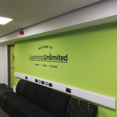 Learning unlimited internal signage