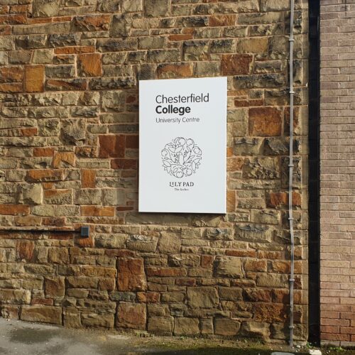 Chesterfield College-Lilypad Outdoor signage