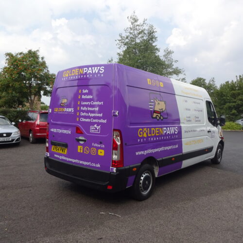 Golden Paws Vehicle Graphics