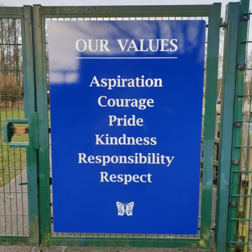 Heathlands Primary School Sign