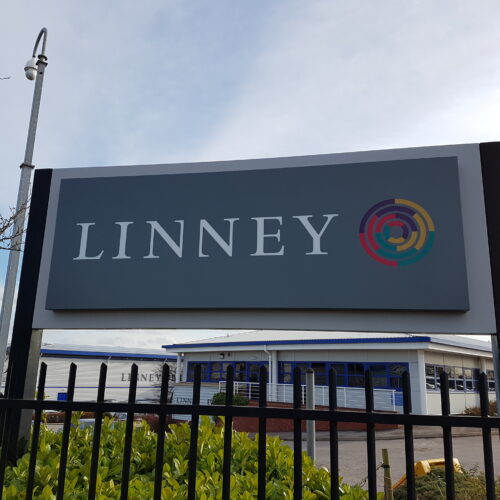 Linney Post Sign
