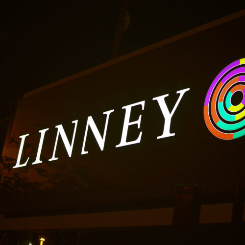 Linney illuminated sign