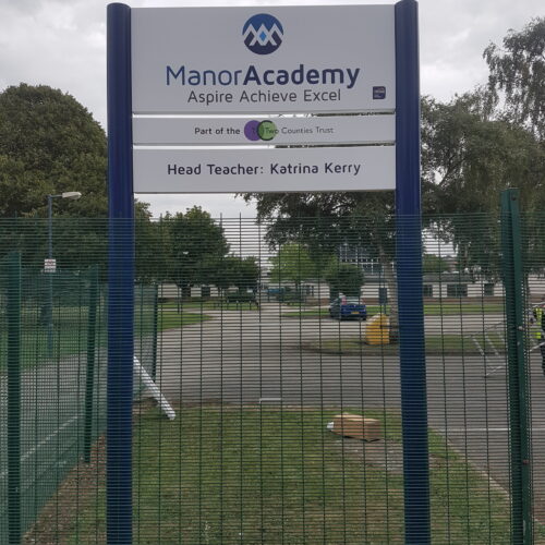 Manor Academy Signage