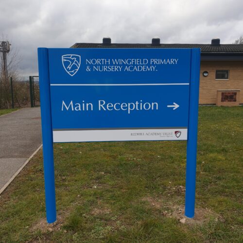 Redhill Academy-North Wingfield sign
