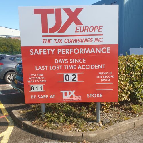 TJX signage