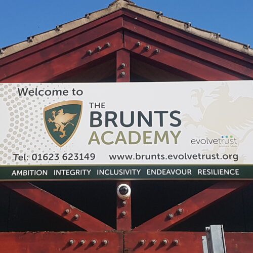 The Brunts Academy Signage