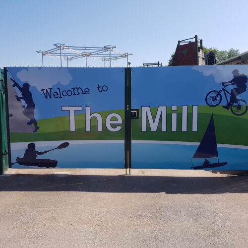 The Mill Gate Signs